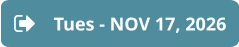 Tues - NOV 17, 2026